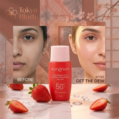 Picture of Dot & Key Strawberry Dew Tinted Sunscreen SPF 50+ Daily Wear – 50ml