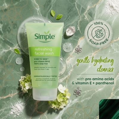 Picture of Simple Kind To Skin Refreshing Facial Gel Wash 150ml