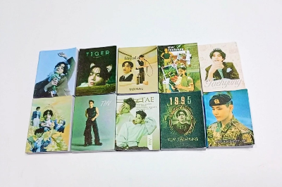 Picture of 1 set - 10 piece (BTSV) Taehyung Cute Mini Notebook 10 Designs 
