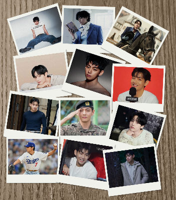 Picture of 12 Pieces Taehyung (BTSV) Wide Polaroid | Custom Available | HD Glossy Print  