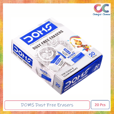 Picture of DOMS Non Dust eraser 20 pcpk