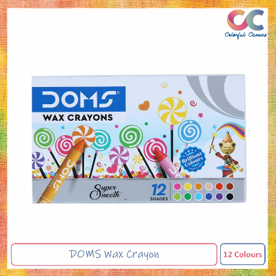 Picture of Doms Wax Crayon 12 Colors Pack