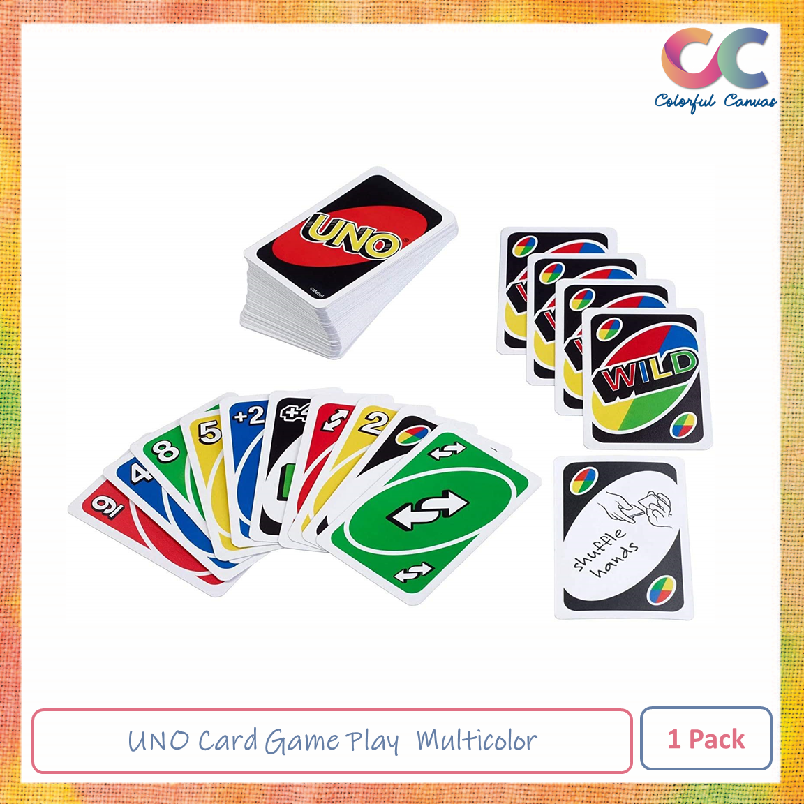 Picture of UNO Card Game Play - Multicolor