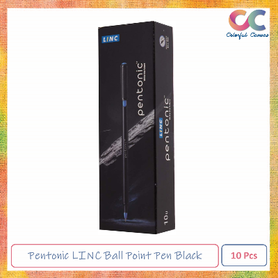 Picture of Pentonic LINC Ball Point Pen - Blister Pack of 10 (Black)