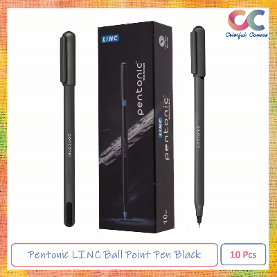 Picture of Pentonic LINC Ball Point Pen - Blister Pack of 10 (Black)