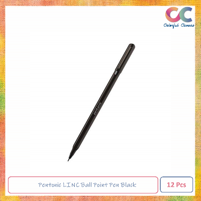 Picture of Pentonic LINC Ball Point Pen - Blister Pack of 12 (Black)
