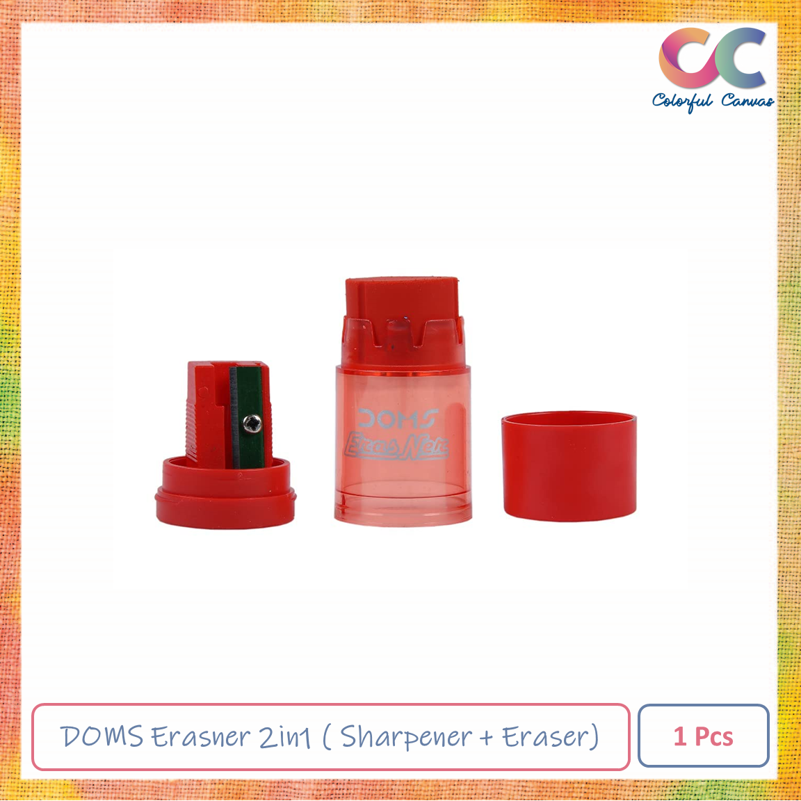 Picture of Doms Erasner 2in1 ( Sharpener + Eraser)