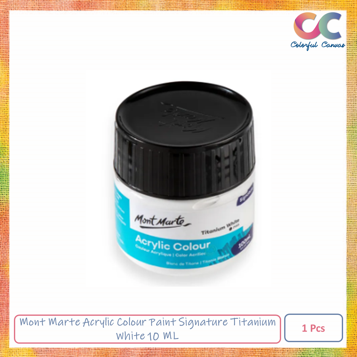 Picture of Mont Marte Acrylic Colour Paint Signature Titanium White 100 ML 1 Pack