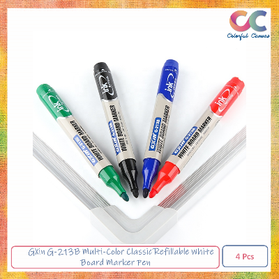 Picture of GXin G-213B Multi-Color Classic Refillable White Board Marker Pen