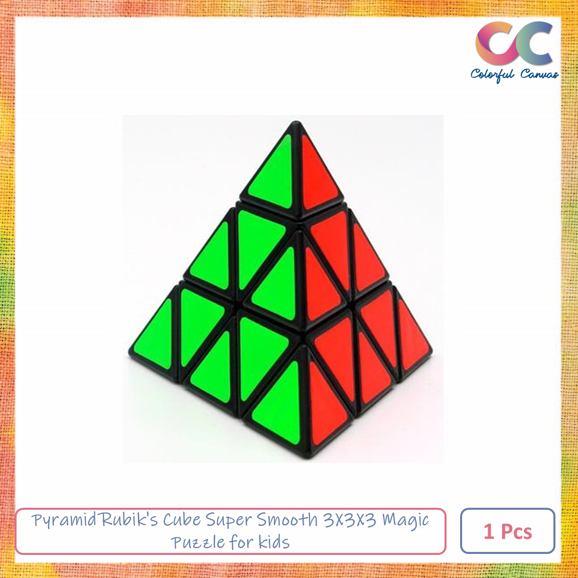 Picture of Pyramid Rubik's Cube Super Smooth 3X3X3 Magic Puzzle for kids 1 Pcs