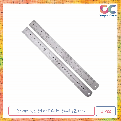Picture of Stainless Steel Ruler/Scal 12 inch 1 Pcs