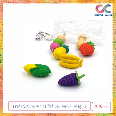 Picture of Fruit Shape 1 Pcs Rubber Multi Desgine