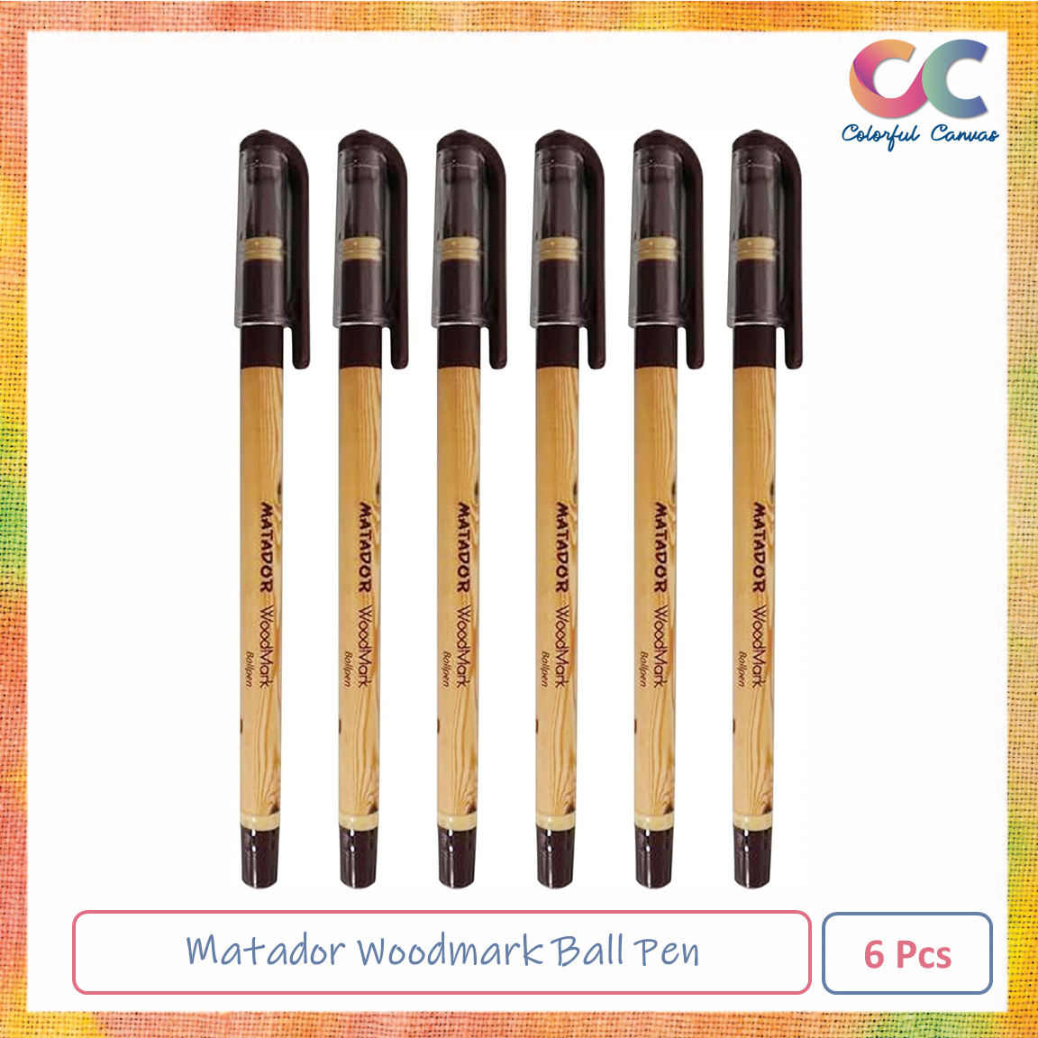Picture of Matador Woodmark Ball Pen 6 Pcs
