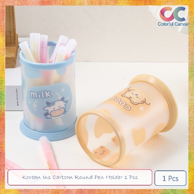 Picture of Korean Ins Cartoon Round Pen Holder 1 Pcs