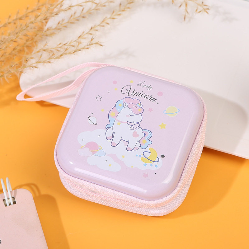 Picture of Square Tinplate Coin, Mini Cosmetics, Key, Lipstick Portable Storage Box 1 PCs