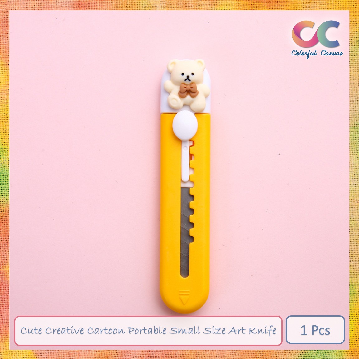 Picture of Cute Creative Cartoon Portable Small Size Art Knife 1 Pcs - Star Cap