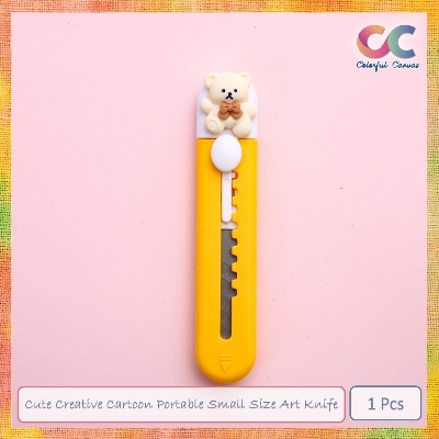 Picture of Cute Creative Cartoon Portable Small Size Art Knife 1 Pcs - Star Cap