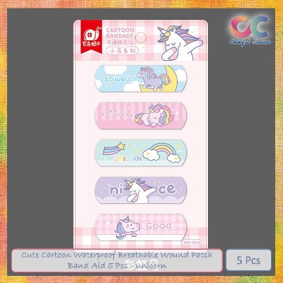 Picture of Cute Cartoon Waterproof Breathable Wound Patch Band Aid 5 Pcs - Fairy