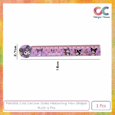 Picture of Portable Cute Cartoon Scale Measuring New Shaped Ruler 1 Pcs