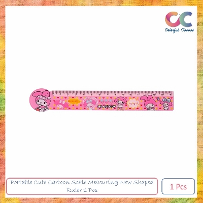 Picture of Portable Cute Cartoon Scale Measuring New Shaped Ruler 1 Pcs