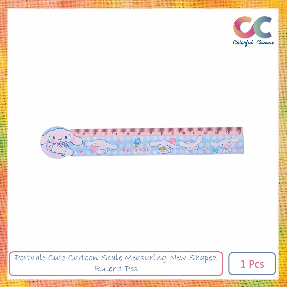 Picture of Portable Cute Cartoon Scale Measuring New Shaped Ruler 1 Pcs