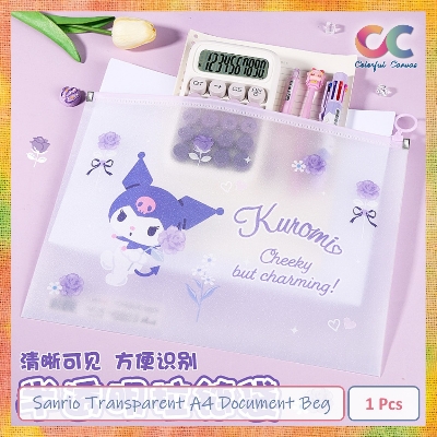 Picture of Sanrio Transparent A4 Document Bag