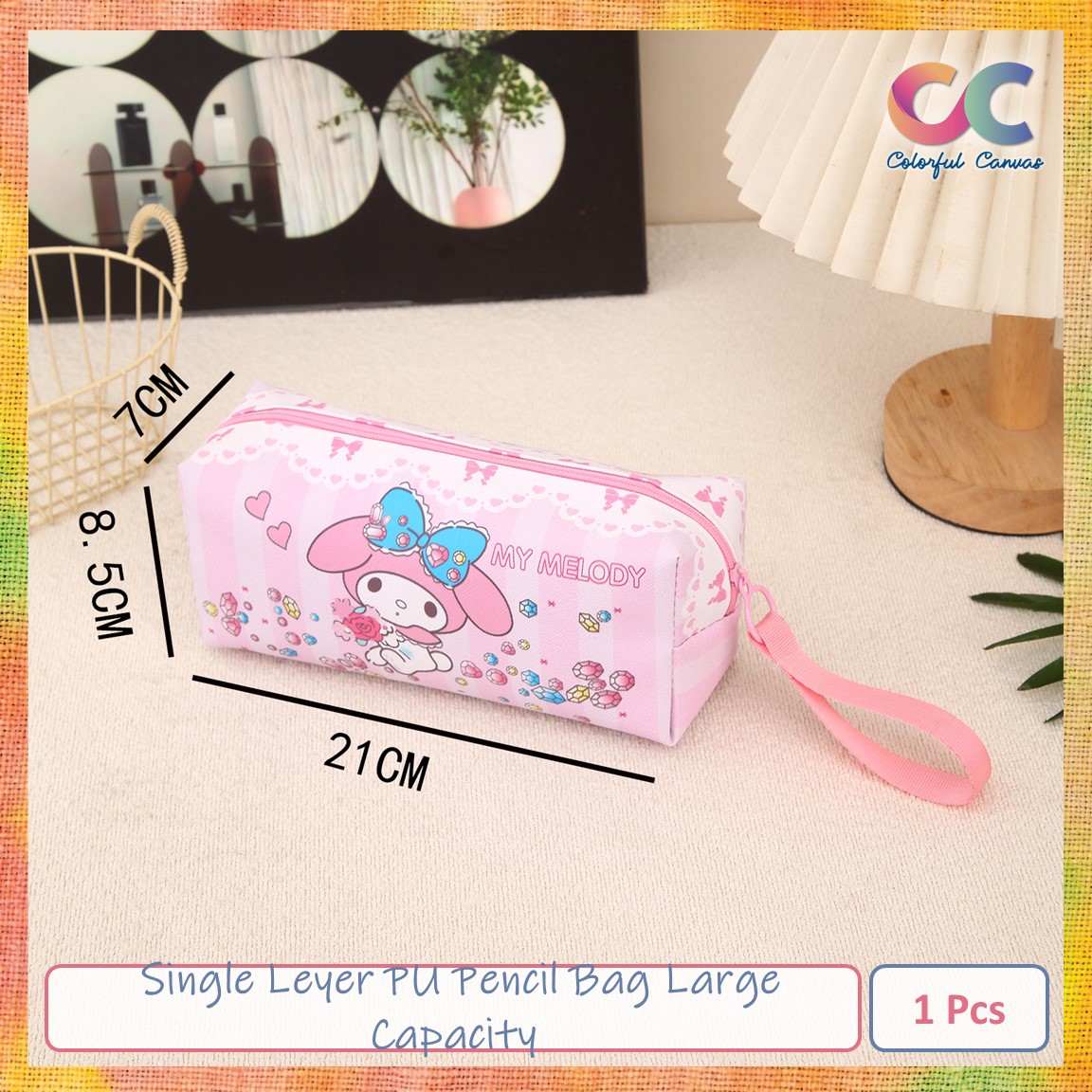 Picture of Single Layer PU Pencil Bag Large Capacity