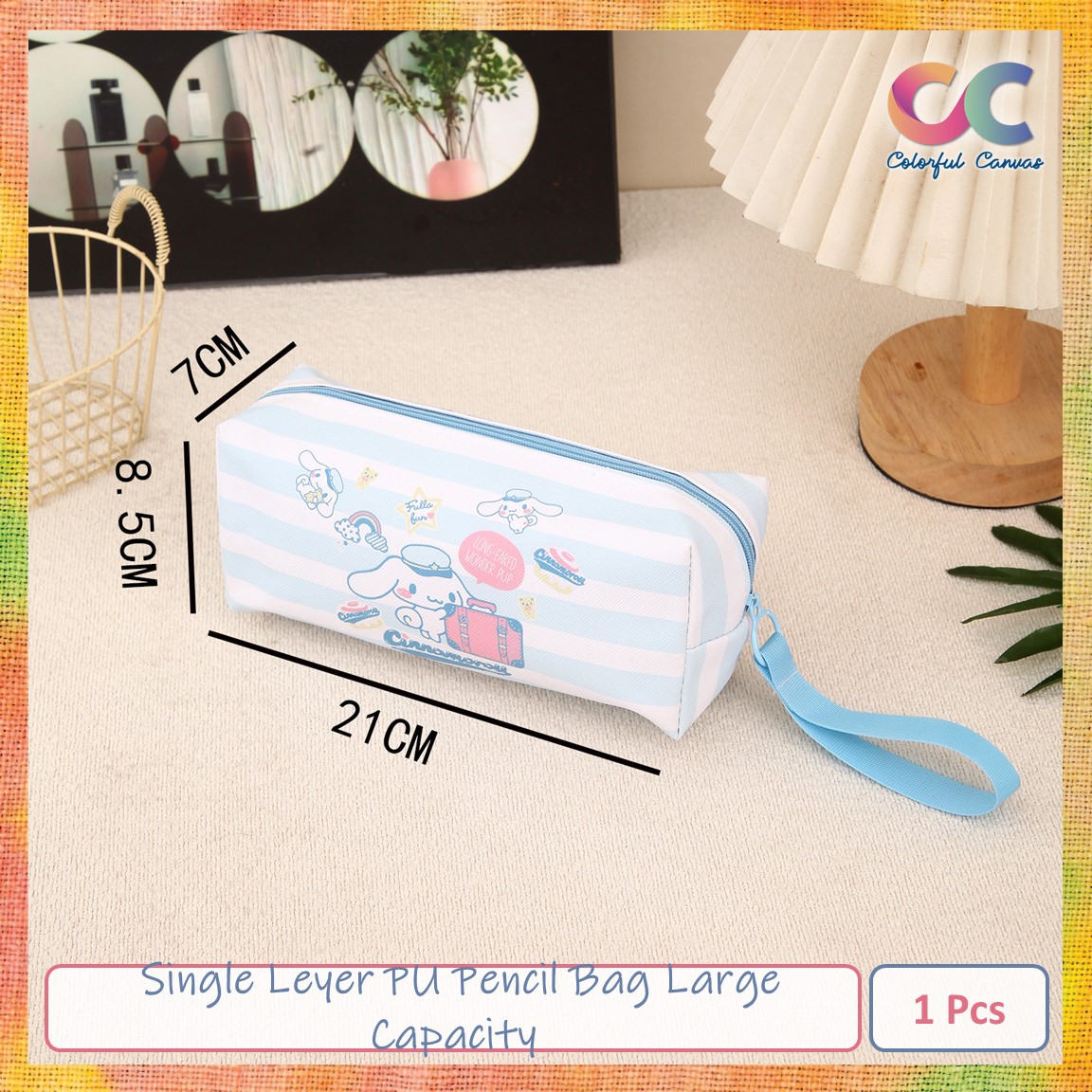 Picture of Single Layer PU Pencil Bag Large Capacity