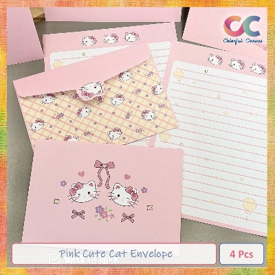 Picture of Pink Cute Cat Envelope