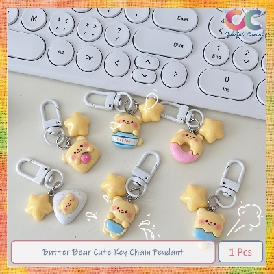 Picture of Butter Bear Cute Key Chain Pendant