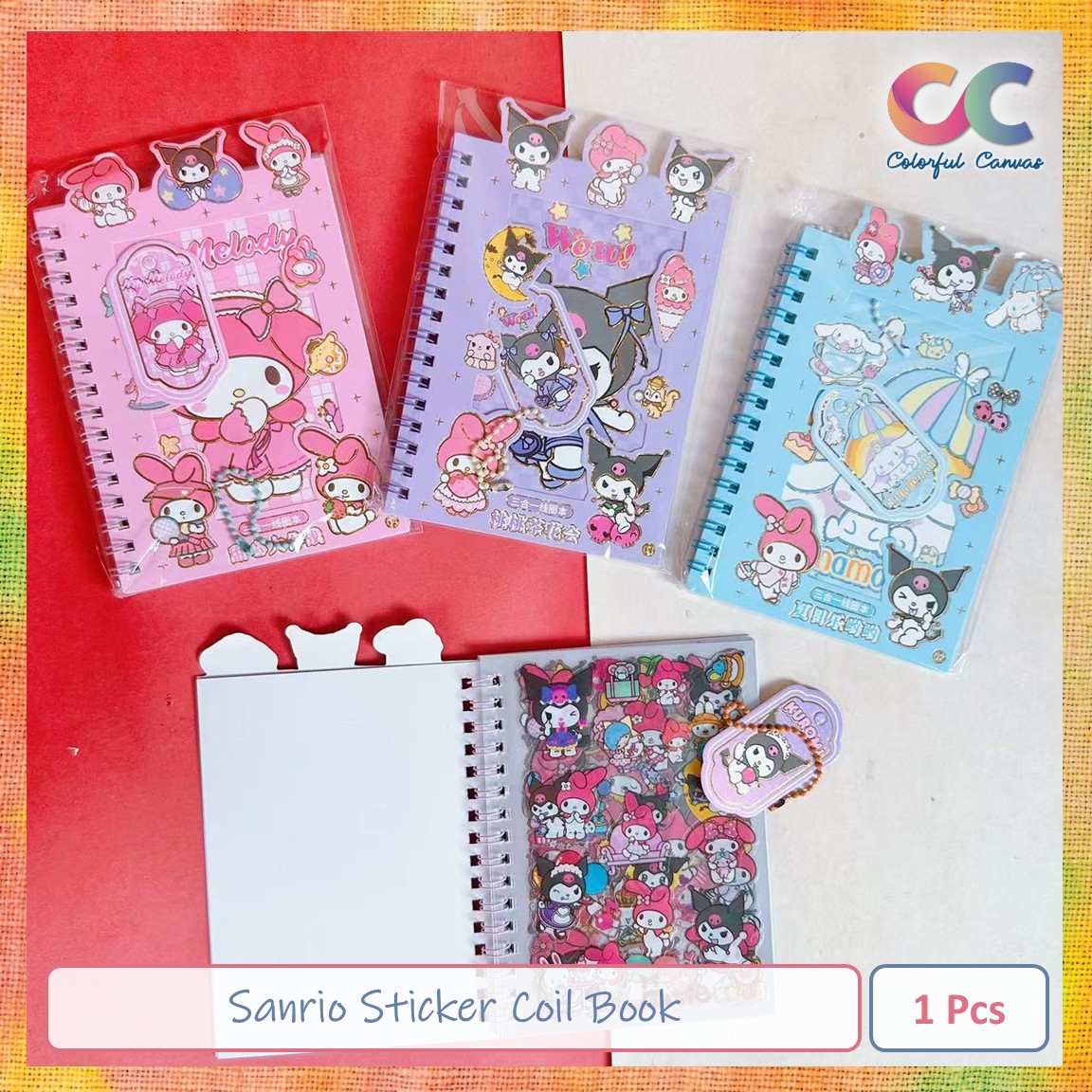 Picture of Sanrio Sticker Coil Book