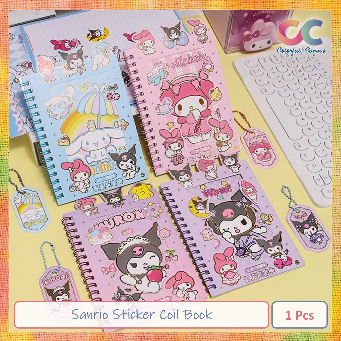 Picture of Sanrio Sticker Coil Book