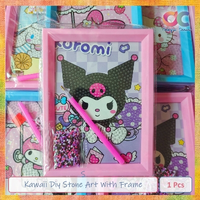 Picture of Kawaii Diy Stone Art With Frame