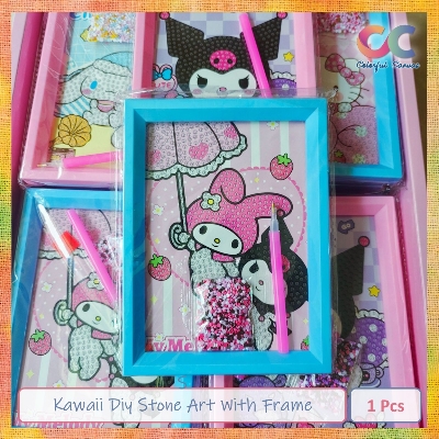 Picture of Kawaii Diy Stone Art With Frame