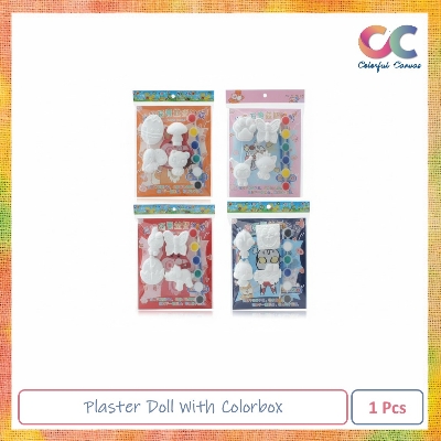 Picture of Plaster Doll With Color Box