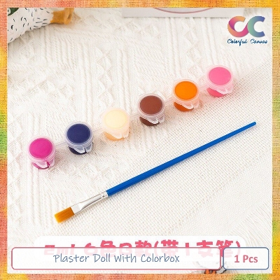 Picture of Plaster Doll With Color Box
