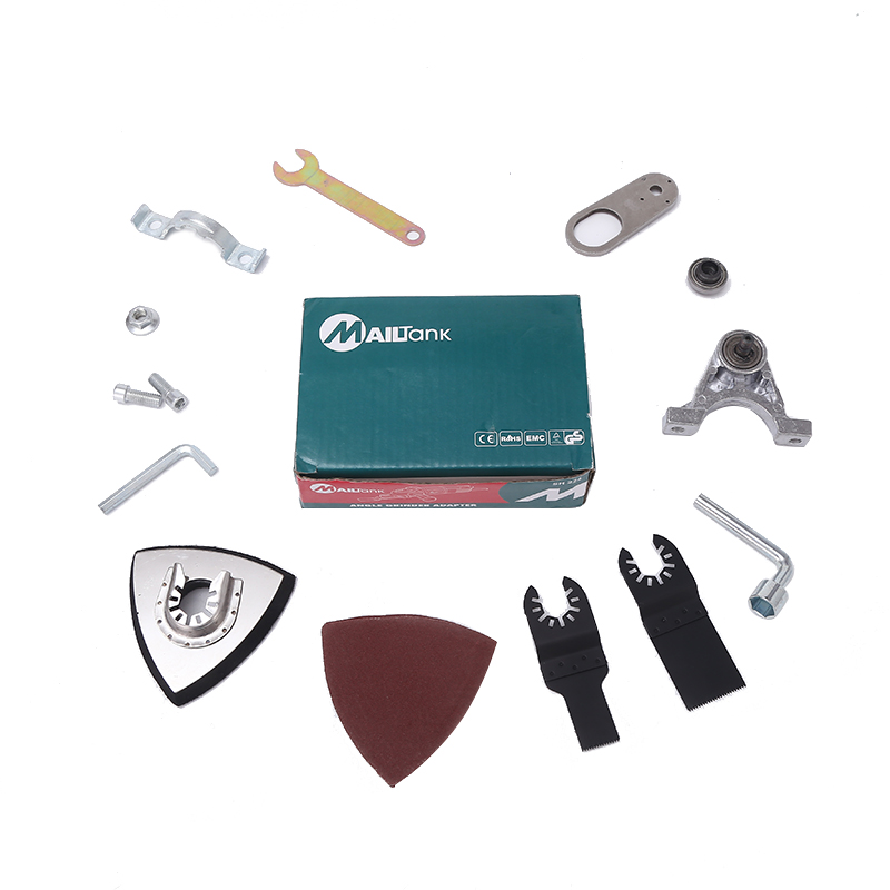 Picture of Angle Grinder Adaptor for Portable Cutting/Sanding with Detachable Sander Paper ( ADAPTOR ONLY) Red 