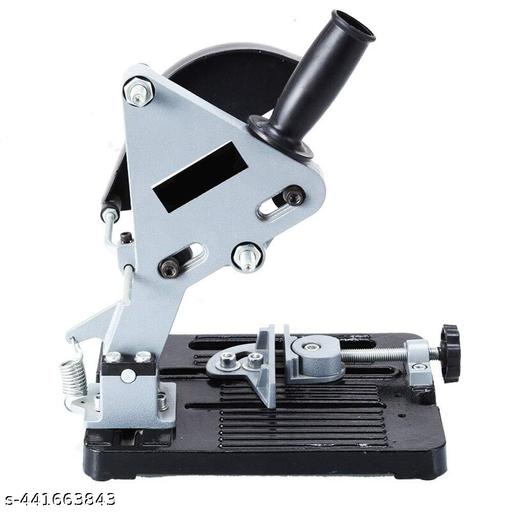 Picture of Grinder Stand (Alluminum Alloy) compatible with 4 -5 Universal Grinder Accessories Angle Grinder Holder Woodworking Cut Tool Stand Dark As 