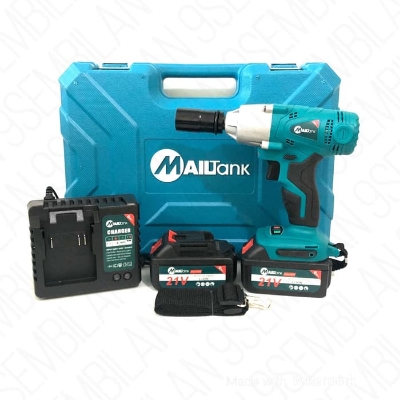 Picture of 2 Li-ion Battery 21V Cordless 1/2 I am Impact Ranch Brush Electric Ranch Lithium Battery Charging Impact Rent - Vintage Choice Blue 