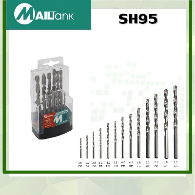 Picture of Mailtank 13 drill bit set ( bit size 1.5mm - 6.5mm ) White 