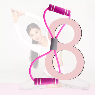 Picture of Yoga belt For Home Exercise Pink 