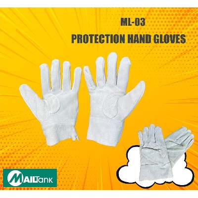 Picture of Leather Welding Gloves (Short) Grey Regular
