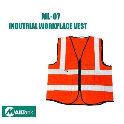Picture of Knitted Cotton Safety Vest - Orange Orange 