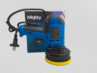Picture of Electric Car Polisher 5 Inches with Buffing Pad and Cloth Blue 
