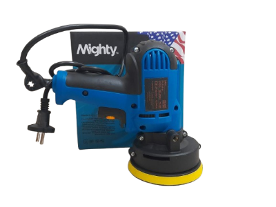 Picture of Electric Car Polisher 5 Inches with Buffing Pad and Cloth Blue 