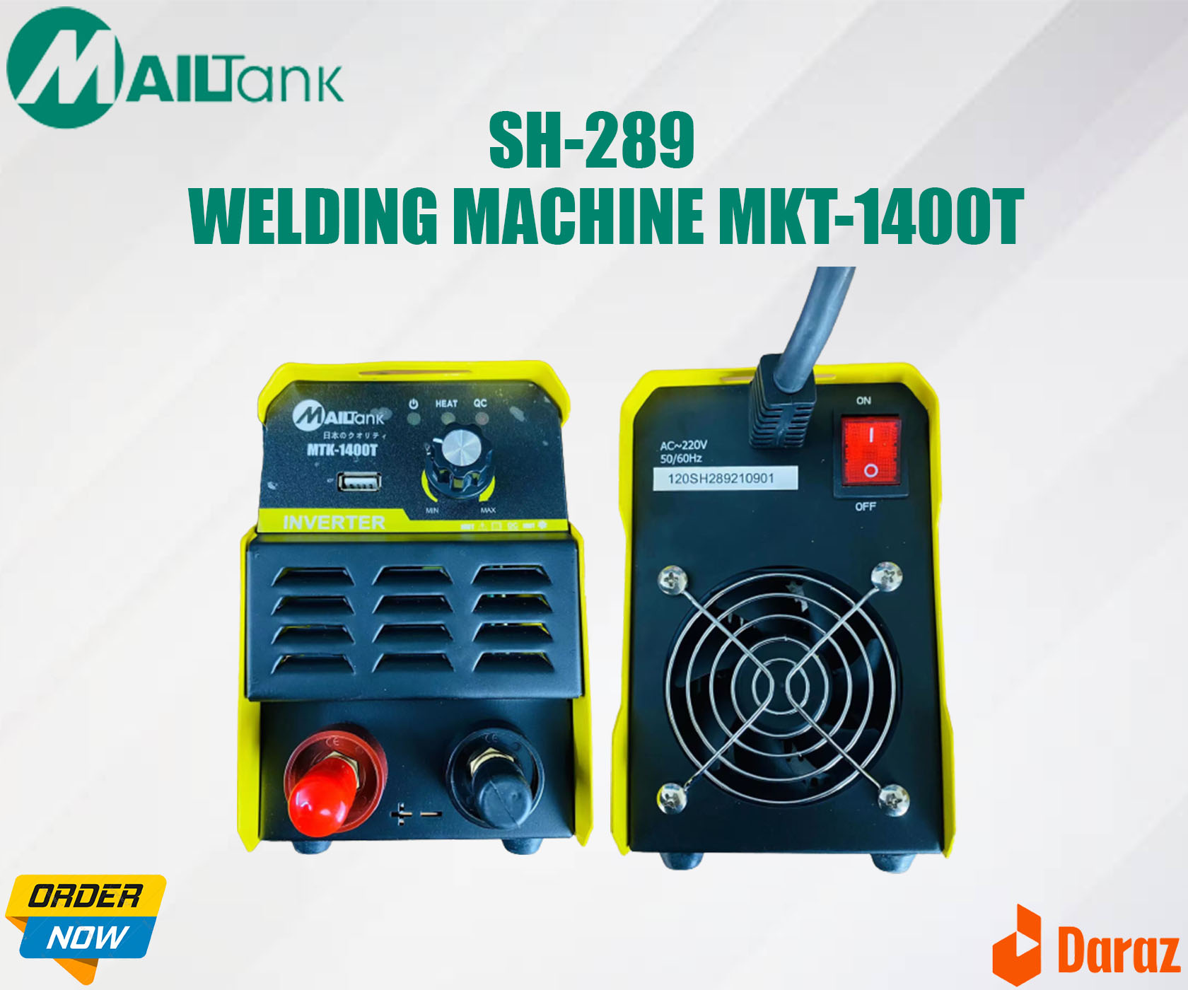 Picture of Smart Welding Machine MKT-1400T Yellow 