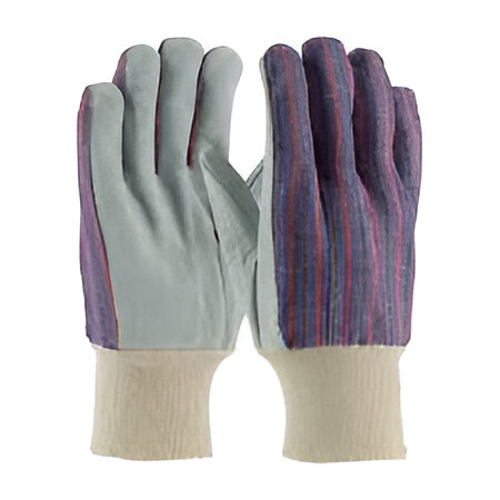 Picture of Leather Hand Gloves with Knit Wrist Dark Ash 