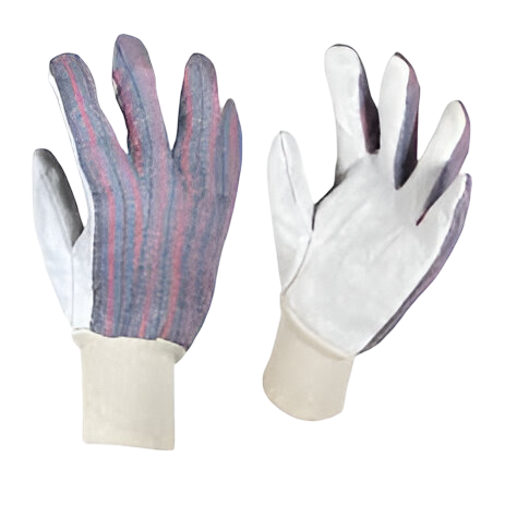Picture of Leather Hand Gloves with Knit Wrist Dark Ash 