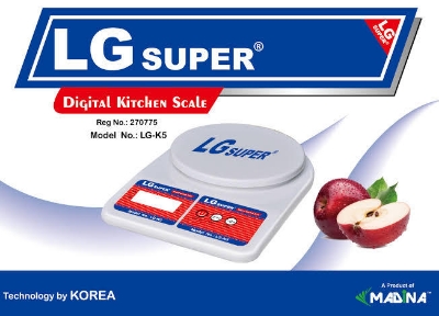 Picture of LG Super Digital Kitchen Scale LG-K5 Blue 