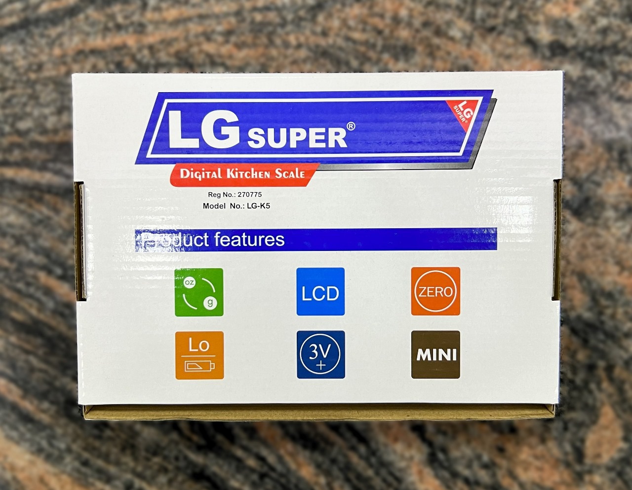 Picture of LG Super Digital Kitchen Scale LG-K5 Blue 